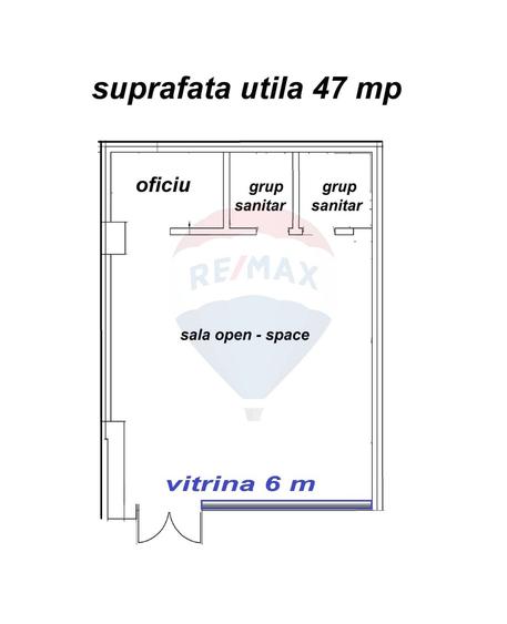 Spațiu comercial, de 47 mp, în Astra