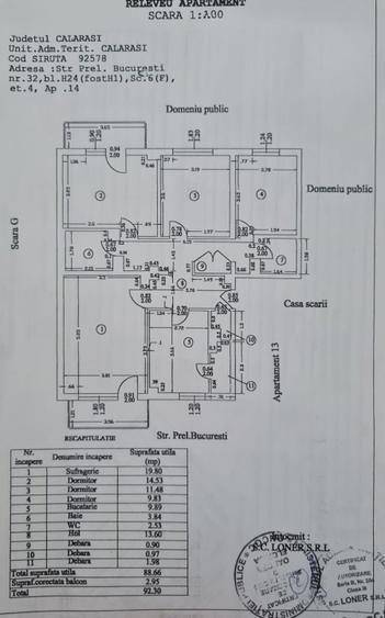 Apartament cu 4 camere decomandat în Nord