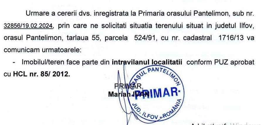 Teren de 700 mp, în Central