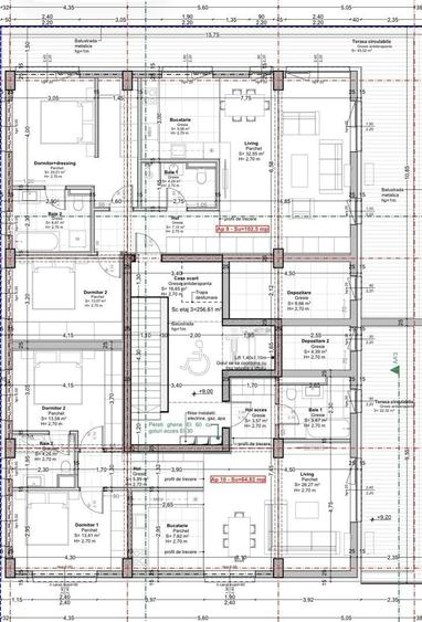 Apartament cu 2 camere decomandat în Soarelui
