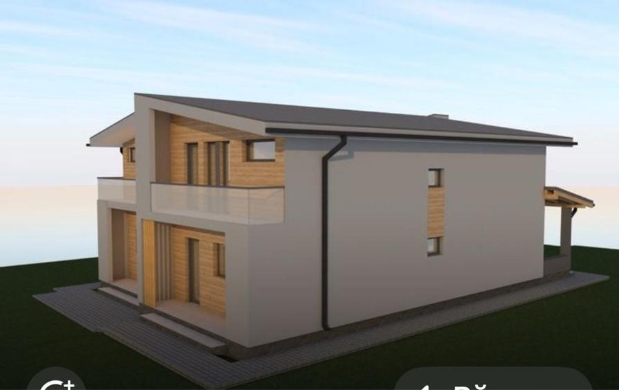 Casă cu 4 camere cu Teren 154 Mp în Exterior Vest