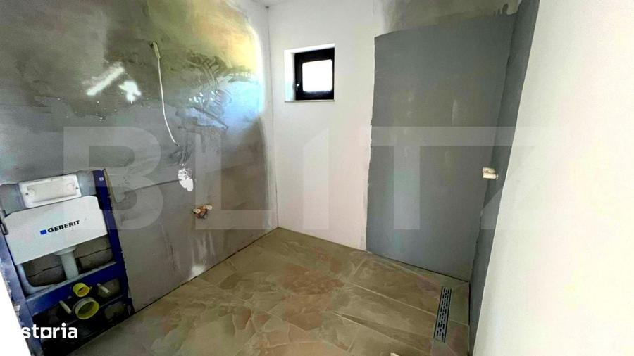 Casa cu 3 camere, 90 mp, pe un nivel, 454 mp teren, cartier Orizont - 1