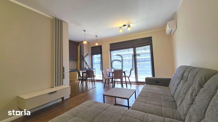 Apartament cu 2 camere semidecomandat, mobilat în Plopilor