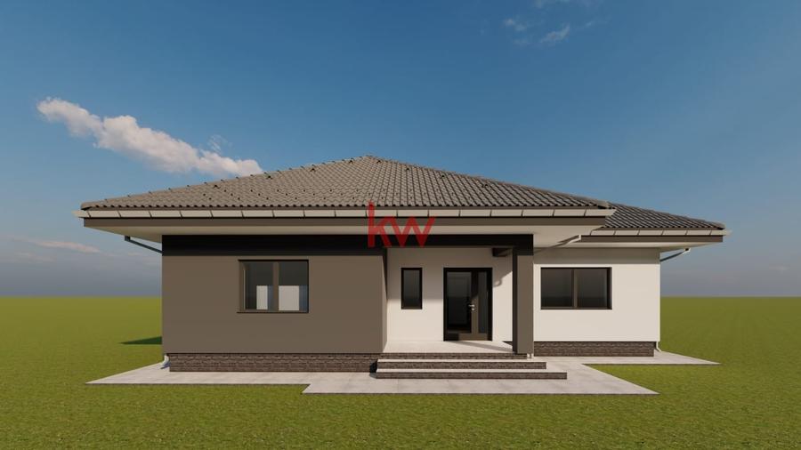 Casă individuală cu 4 camere cu Teren 500 Mp în Bucium