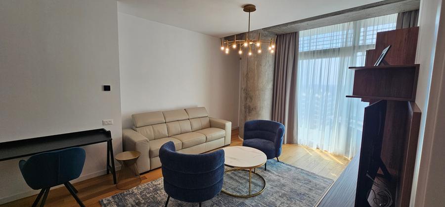 Apartament cu 2 camere semidecomandat, mobilat în Floreasca