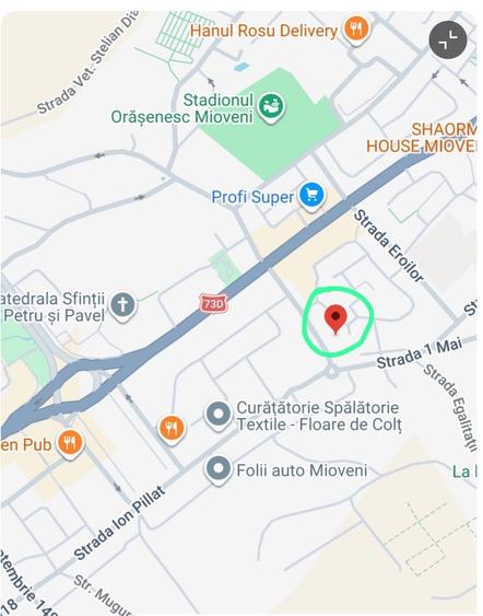 Garsonieră decomandată în Central