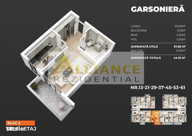 1 Minut Metrou Bercen!!!i Garsoniera 45 mp Decomandata - 5