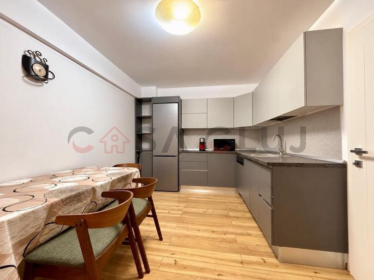 Apartament cu 3 camere decomandat, mobilat în Borhanci