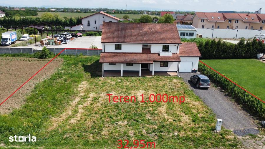 Casă cu 4 camere cu Teren 1000 Mp în Odoreu
