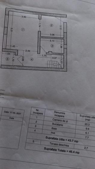 Casă individuală cu 4 camere cu Canalizare în Lumina