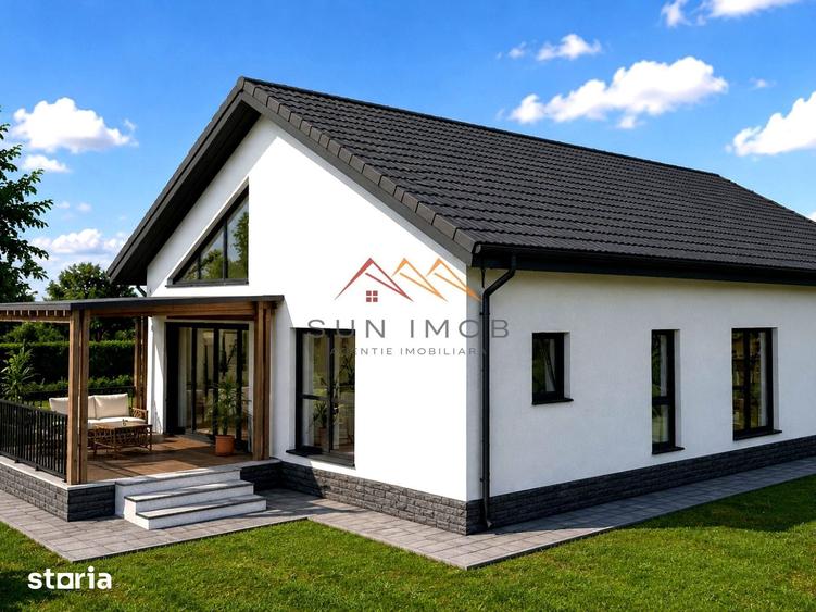 Casă cu 4 camere cu Teren 1242 Mp în Cornu