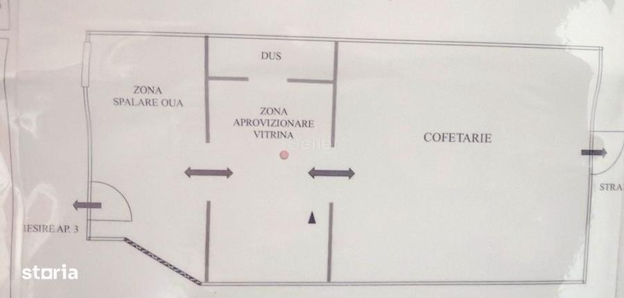 Spațiu comercial, de 107 mp, în Central