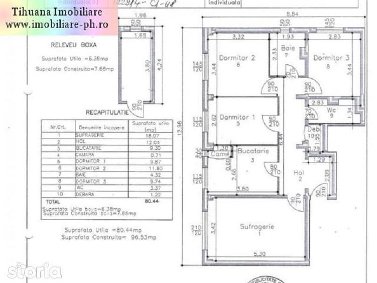 Apartament cu 4 camere decomandat în Republicii