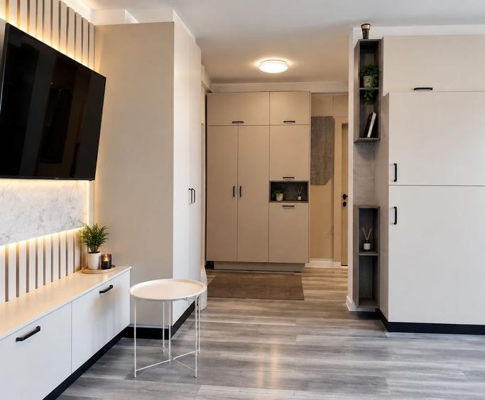 Apartament cu 2 camere semidecomandat în Rediu