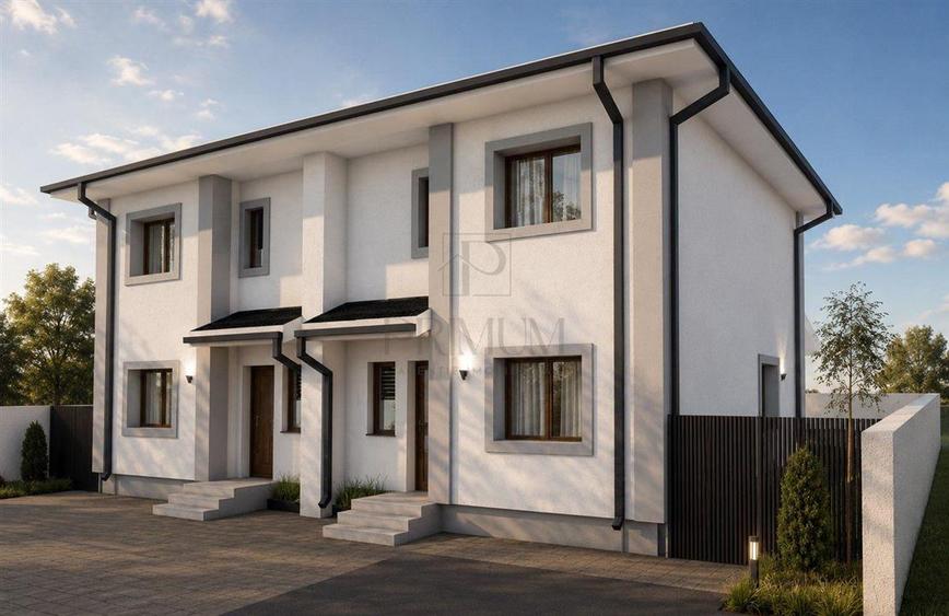 Duplex cu 4 camere cu Canalizare în Moșnița Veche