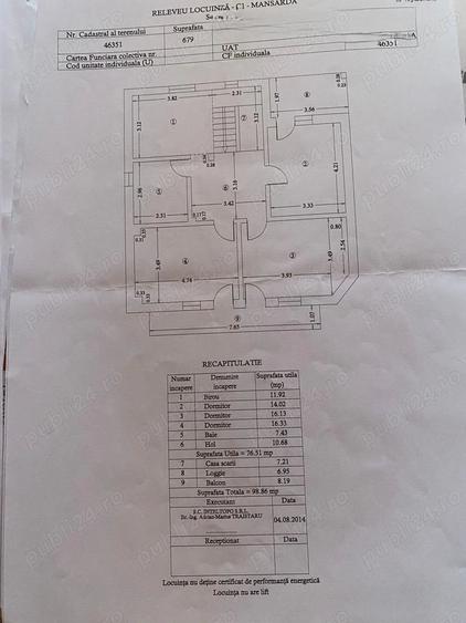 Casă cu 6 camere cu Teren 630 Mp în Copăcelu