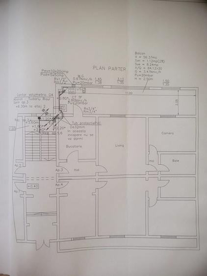Apartament cu 2 camere semidecomandat în Central