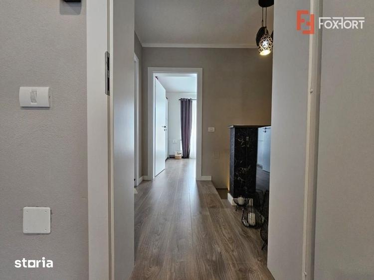 1/2 Duplex, la asfalt, P +M, Toate Utilit., Mobilat + utilat Lux, Zon - 12