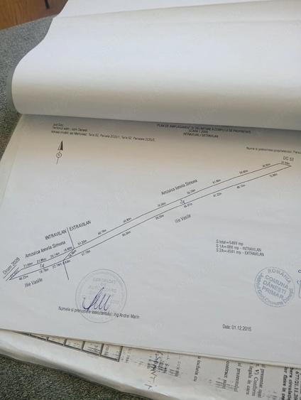 Teren de 5469 mp, în Dănești