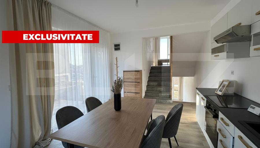 Duplex cu 4 camere cu Teren 365 Mp în Dezmir