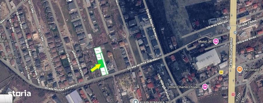 Teren de 635 mp, în Exterior Vest