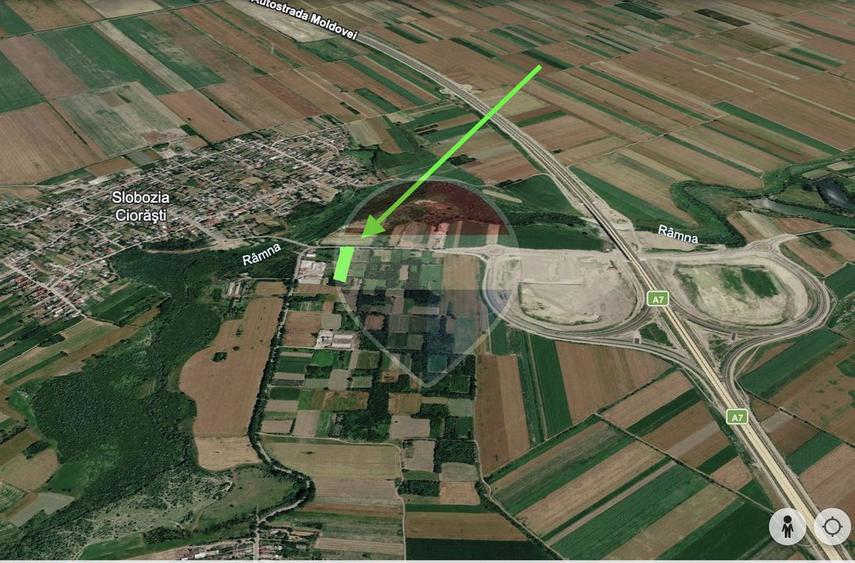 Teren Construcții intravilan de 5273 mp, în Slobozia Ciorăști