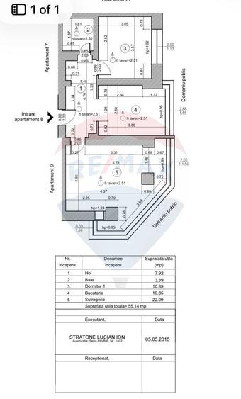 Apartament 2 camere de inchiriat Aviatiei / Smaranda Braescu - 1