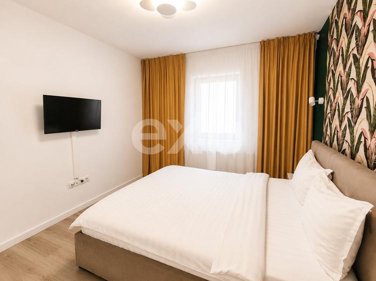 Apartament cu 2 camere semidecomandat, mobilat în Borhanci