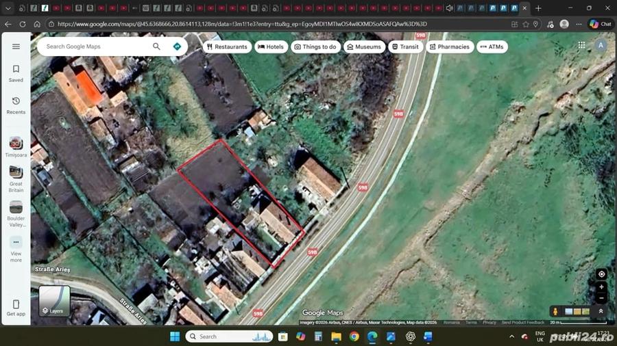 Casă cu 2 camere cu Teren 1150 Mp în Pustiniș