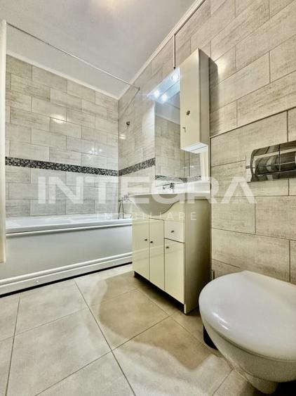 Apartament cu 2 camere semidecomandat, mobilat în Florești