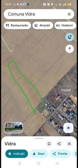 Teren de 8301 mp, în Vidra