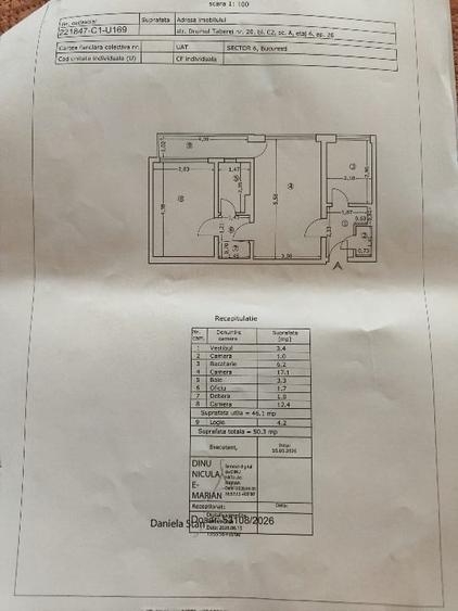 Apartament cu 2 camere semidecomandat în Drumul Taberei
