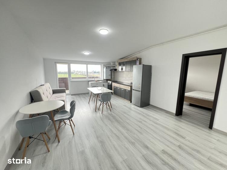 Apartament cu 2 camere, mobilat în Sânpetru