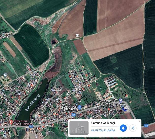 Teren agricol extravilan de 2000 mp, în Gălbinași
