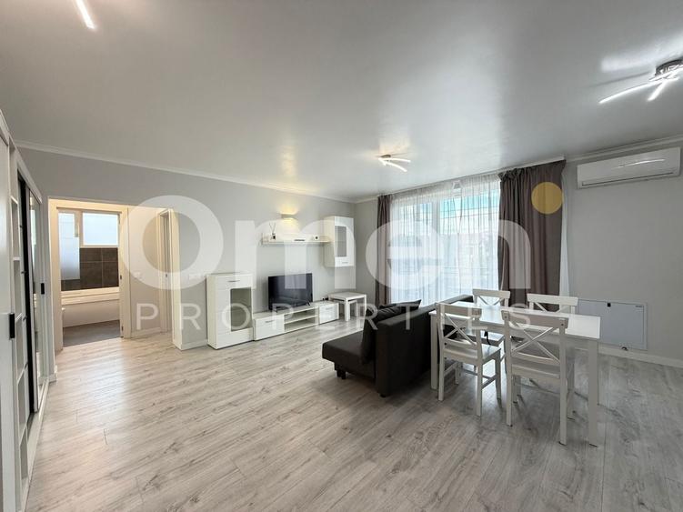 Apartament cu 2 camere semidecomandat, mobilat în Exterior Vest