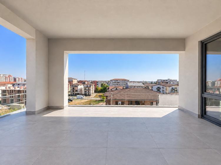Penthouse cu 3 camere decomandat în Giroc