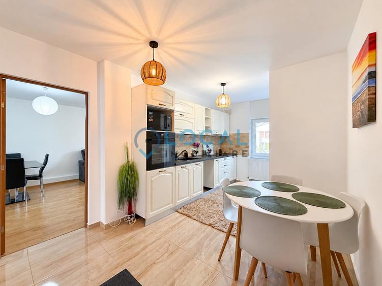 Apartament cu 3 camere decomandat, mobilat în Între Lacuri