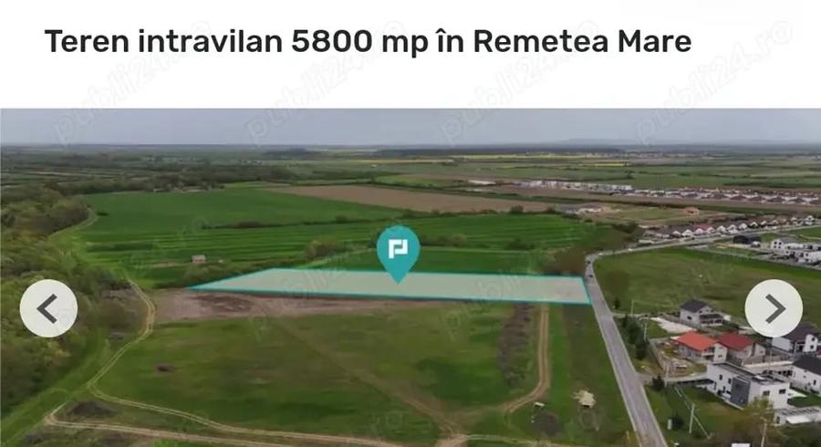 Teren de 5800 mp, în Exterior Vest