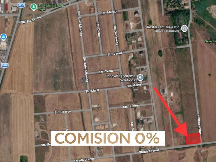COMISION 0%, Teren 642mp, PUZ NOU, Utilitati in zona, Uranus, SACALAZ - 2