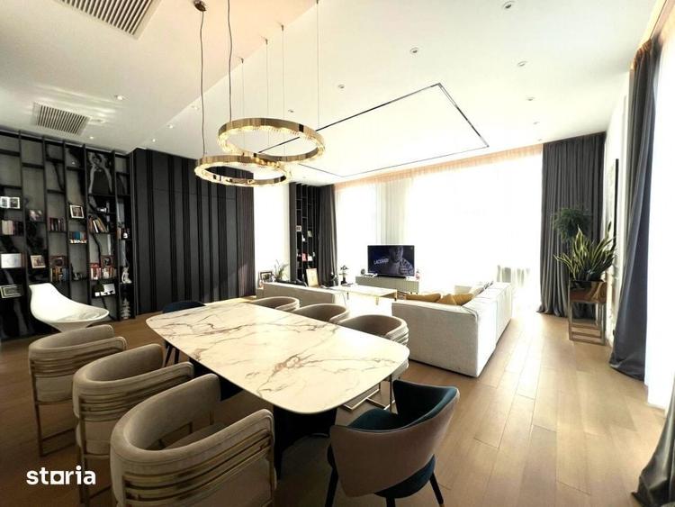 Apartament cu 4 camere, mobilat în Herăstrău
