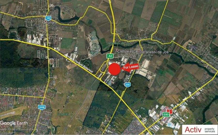 Spațiu industrial, de 280,000 mp, în Nord