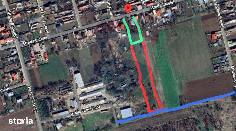 Teren de 4000 mp, în Fierbinți-Târg
