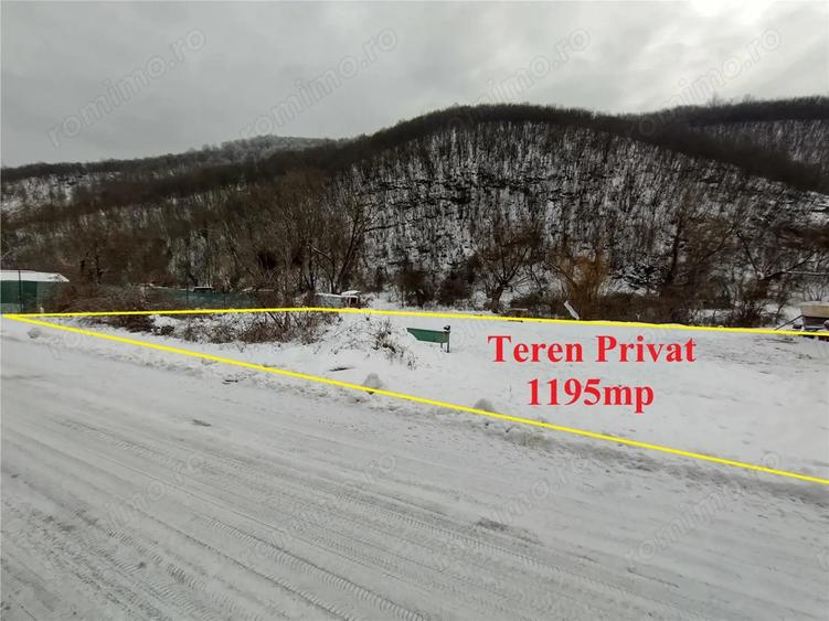 Teren de 1195 mp, în Ciclova Română