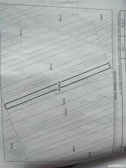 Teren de 3250 mp, în Sălicea