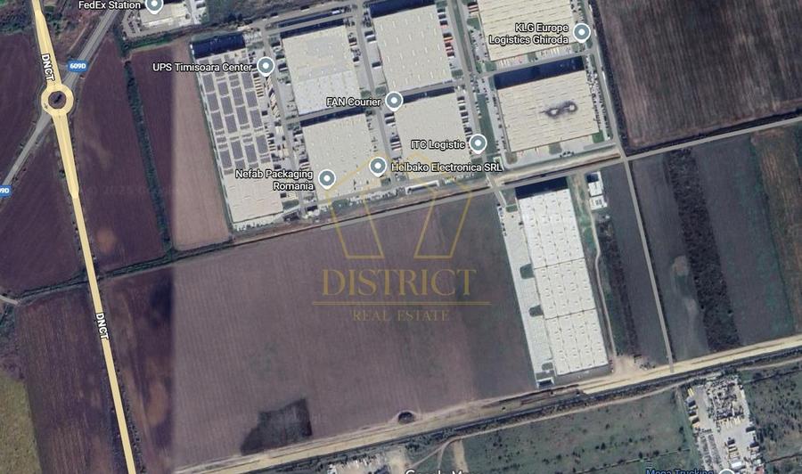 Teren Construcții intravilan de 1054 mp, în Ghiroda