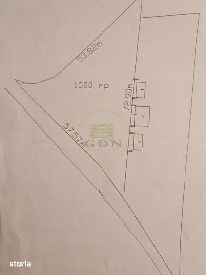 Teren de 1300 mp, în Central