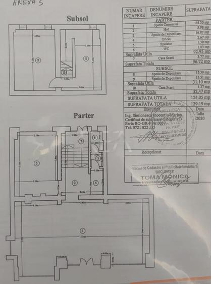 Spațiu comercial, de 124.05000305176 mp, în Unirii
