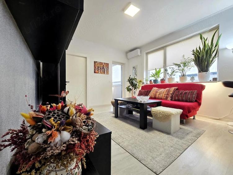 Apartament cu 2 camere semidecomandat în Florești