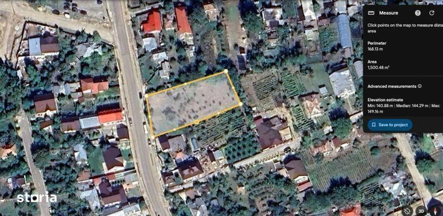 Teren de 1500 mp, în Iordăcheanu