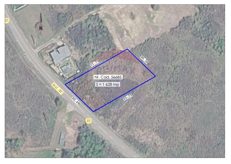 Teren Construcții intravilan de 1628 mp, în Paleu
